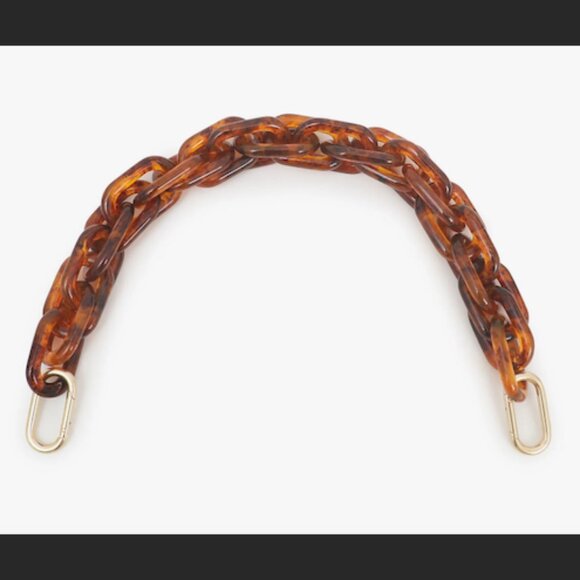 Clare V Accessories - Clare V Shortie Strap Tortoise Resin
